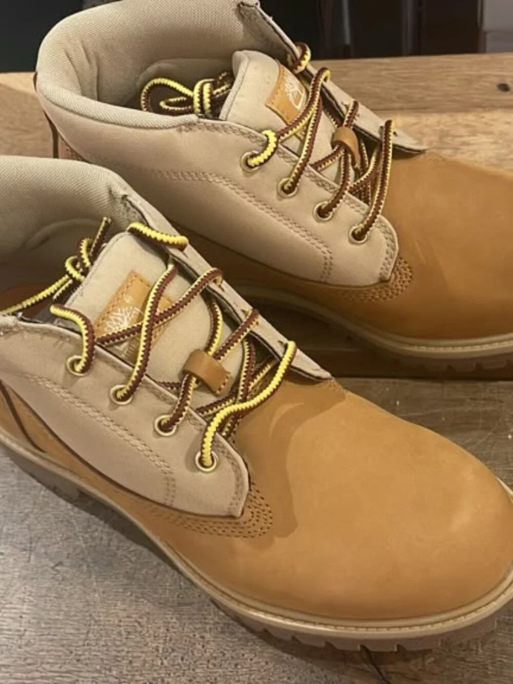 Timberland Men's Heritage Mid Lc Waterproof Ch Wheat Nubuck Natur Boot A431H-AES